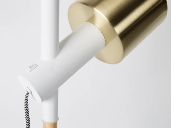 Zuiver Tafellamp IVY - Brass & White Wit 10 Zuiver Tafellamp IVY - Brass & White Wit - Afbeelding 10