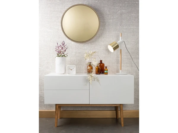 Zuiver Tafellamp IVY - Brass & White Wit 3 Zuiver Tafellamp IVY - Brass & White Wit - Afbeelding 3