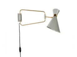 Verlichtingswinkel Van Hoge Kwaliteit 20 Zuiver Wandlamp SHADY - Grey Grijs