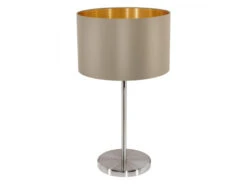 EGLO Tafellamp MASERLO - Taupe/Goud Taupe