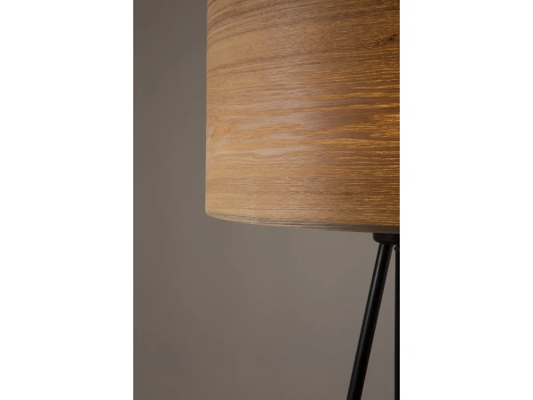 Vloerlamp WOODLAND - Ash Wood Veneered Shade Hout 6 Vloerlamp WOODLAND - Ash Wood Veneered Shade Hout - Afbeelding 6
