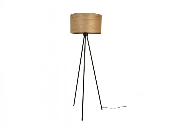 Vloerlamp WOODLAND - Ash Wood Veneered Shade Hout 1 Vloerlamp WOODLAND - Ash Wood Veneered Shade Hout