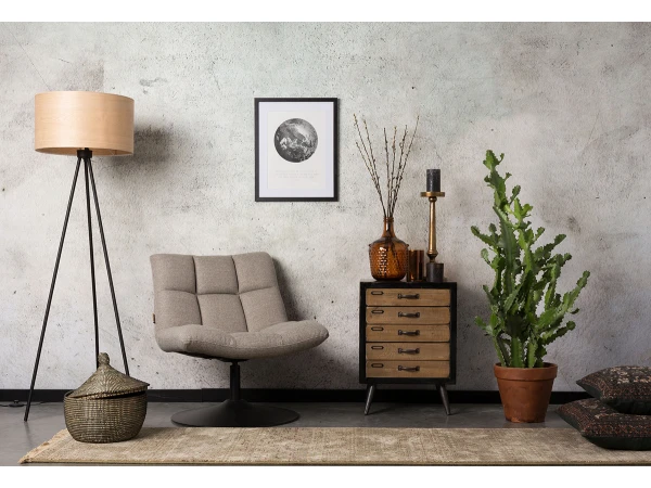 Vloerlamp WOODLAND - Ash Wood Veneered Shade Hout 2 Vloerlamp WOODLAND - Ash Wood Veneered Shade Hout - Afbeelding 2