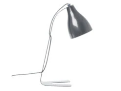 Leitmotiv Bureaulamp BAREFOOT - Metal Dark Grey Grijs