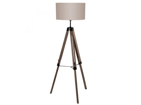 EGLO Vloerlamp LANTADA - Hout/Taupe Hout 1 EGLO Vloerlamp LANTADA - Hout/Taupe Hout