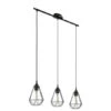EGLO Hanglamp TARBES - Zwart Zwart
