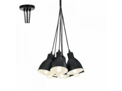 EGLO Hanglamp PRIDDY - Zwart Zwart