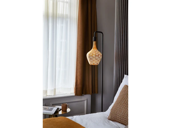 Calex Vloerlamp U-LINE - Zwart Metaal Zwart 3 Calex Vloerlamp U-LINE - Zwart Metaal Zwart - Afbeelding 3