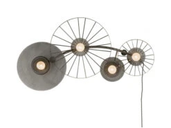 Wandlamp CRAWFORD - Metaal Chroom