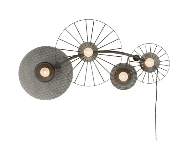 Wandlamp CRAWFORD - Metaal Chroom 1 Wandlamp CRAWFORD - Metaal Chroom