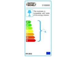 Vloerlamp ARCHER Medium - Zwart Zwart -Verlichtingswinkel Van Hoge Kwaliteit dutchbone archer 25657