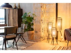 Vloerlamp ARCHER Large - Zwart Zwart -Verlichtingswinkel Van Hoge Kwaliteit dutchbone archer 25668