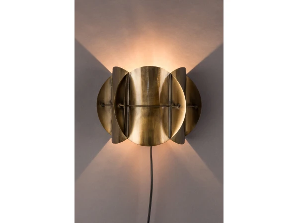 Wandlamp CORRIDOR - Antique Brass Goud 1 Wandlamp CORRIDOR - Antique Brass Goud