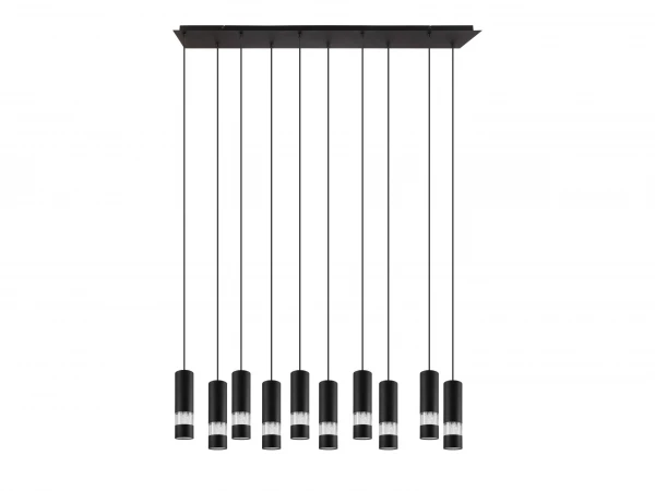 EGLO Hanglamp BERNABETA 10x - Zwart Zwart 1 EGLO Hanglamp BERNABETA 10x - Zwart Zwart
