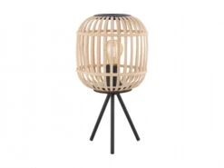 EGLO Tafellamp BORDESLEY - Hout Natuur Hout