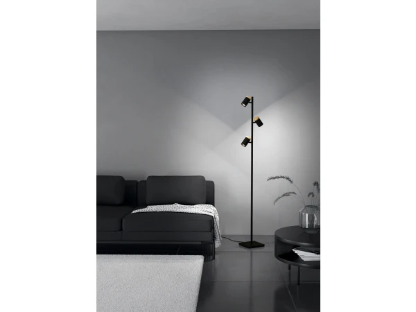 EGLO Vloerlamp Cartagena - Zwart Zwart 3 EGLO Vloerlamp Cartagena - Zwart Zwart - Afbeelding 3