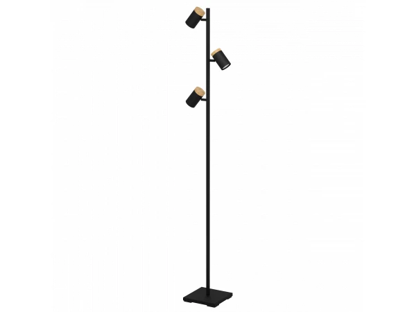 EGLO Vloerlamp Cartagena - Zwart Zwart 1 EGLO Vloerlamp Cartagena - Zwart Zwart