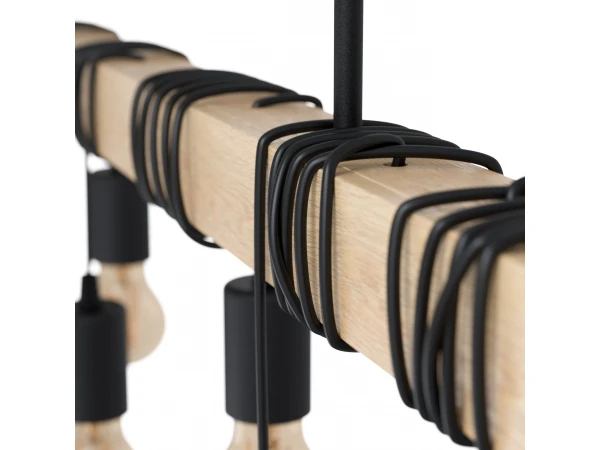 EGLO Hanglamp TOWNSHEND - Zwart Zwart 2 EGLO Hanglamp TOWNSHEND - Zwart Zwart - Afbeelding 2