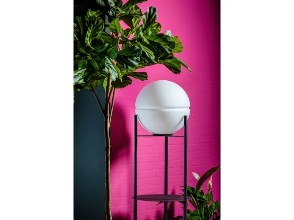 Vloerlamp GLOW - Zwart/wit Zwart 2 Vloerlamp GLOW - Zwart/wit Zwart - Afbeelding 2