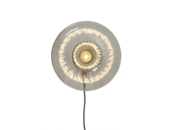 Wandlamp BRUSSELS Goud/Transparant Goud 1 Wandlamp BRUSSELS Goud/Transparant Goud