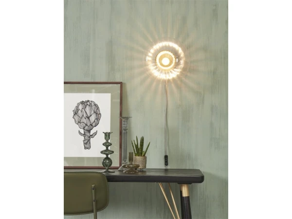 Wandlamp BRUSSELS Goud/Transparant Goud 3 Wandlamp BRUSSELS Goud/Transparant Goud - Afbeelding 3