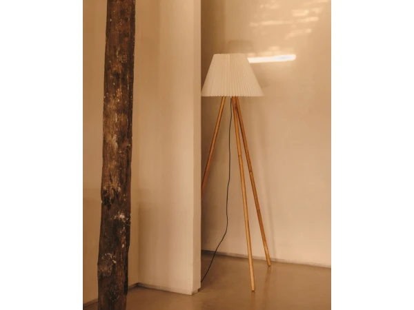 Vloerlamp BENICARLO - Massief Rubberhout Hout 3 Vloerlamp BENICARLO - Massief Rubberhout Hout - Afbeelding 3
