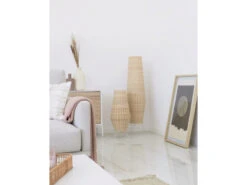 Vloerlamp KAMARIA - Rotan Bruin -Verlichtingswinkel Van Hoge Kwaliteit kave home kamaria 71894