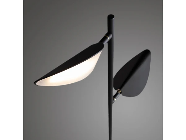 Vloerlamp VELEIRA - Zwart Zwart 4 Vloerlamp VELEIRA - Zwart Zwart - Afbeelding 4