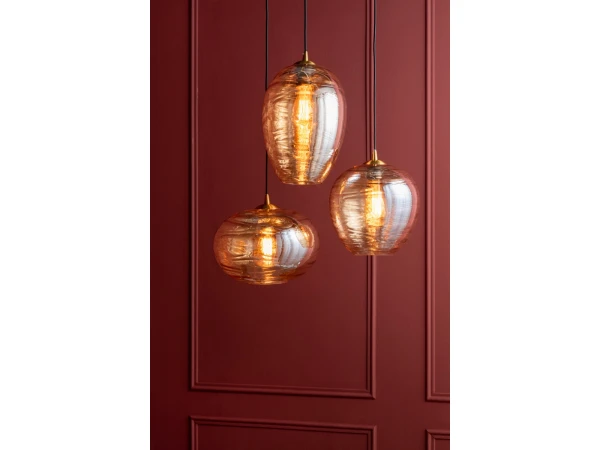 Leitmotiv Hanglamp GLAMOUR - Goud Globe Goud 2 Leitmotiv Hanglamp GLAMOUR - Goud Globe Goud - Afbeelding 2