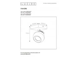 Spot FAVORI 1x - Zwart Zwart 9 Spot FAVORI 1x - Zwart Zwart -Verlichtingswinkel Van Hoge Kwaliteit lucide favori 52174 1