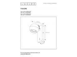 Wandspot FAVORI 1x - Wit Wit 9 Wandspot FAVORI 1x - Wit Wit -Verlichtingswinkel Van Hoge Kwaliteit lucide favori 52194 1
