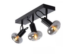 Plafondspot MADEE - Zwart Zwart -Verlichtingswinkel Van Hoge Kwaliteit lucide madee 56922