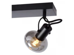 Plafondspot MADEE - Zwart Zwart -Verlichtingswinkel Van Hoge Kwaliteit lucide madee 56923