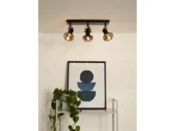 Plafondspot MADEE - Zwart Zwart -Verlichtingswinkel Van Hoge Kwaliteit lucide madee 56926