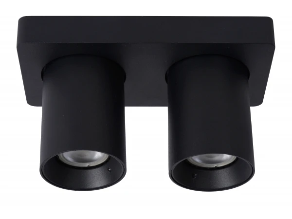 Plafondspot NIGEL 2x - Zwart Zwart 3 Plafondspot NIGEL 2x - Zwart Zwart - Afbeelding 3