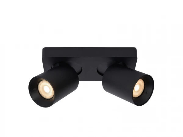 Plafondspot NIGEL 2x - Zwart Zwart 1 Plafondspot NIGEL 2x - Zwart Zwart