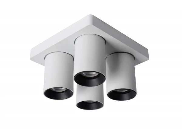 Plafondspot NIGEL 4x - Wit Wit 5 Plafondspot NIGEL 4x - Wit Wit - Afbeelding 5