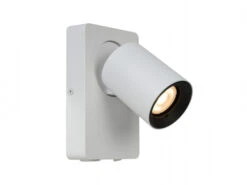 Wandspot NIGEL Met USB Oplaadpunt - Wit Wit 9 Wandspot NIGEL Met USB Oplaadpunt - Wit Wit -Verlichtingswinkel Van Hoge Kwaliteit lucide nigel 52696