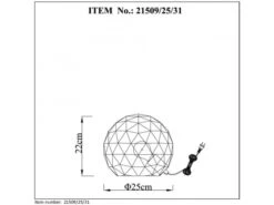 Tafellamp OTONA - Zwart Zwart -Verlichtingswinkel Van Hoge Kwaliteit lucide otona 33771 1