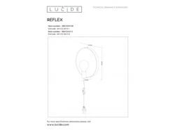 Wandlamp REFLEX - Zwart Zwart -Verlichtingswinkel Van Hoge Kwaliteit lucide reflex 50481