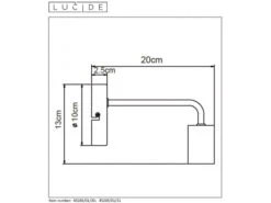 Muurlamp SCOTT - Zwart Zwart 9 Muurlamp SCOTT - Zwart Zwart -Verlichtingswinkel Van Hoge Kwaliteit lucide scott 33768