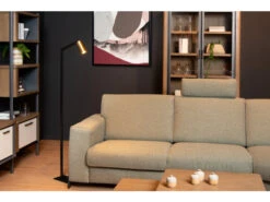 Vloerlamp SYBIL - Zwart/messing Zwart 9 Vloerlamp SYBIL - Zwart/messing Zwart -Verlichtingswinkel Van Hoge Kwaliteit lucide sybil 52165