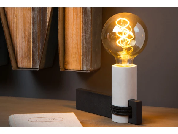 Tafellamp TANNER - Zwart/beton 2 Tafellamp TANNER - Zwart/beton - Afbeelding 2