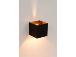 Wandlamp XIO - Zwart/goud Zwart -Verlichtingswinkel Van Hoge Kwaliteit lucide xio 28966