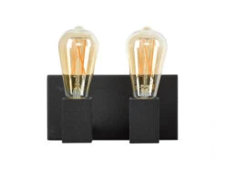 Wandlamp GUGGENHEIM 2x - Zwart Zwart