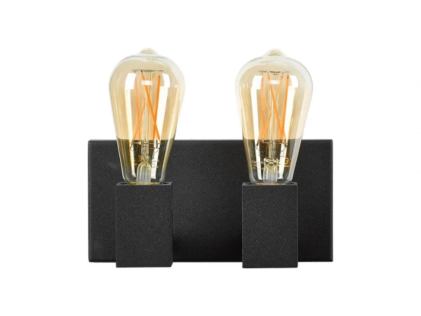 Wandlamp GUGGENHEIM 2x - Zwart Zwart 1 Wandlamp GUGGENHEIM 2x - Zwart Zwart