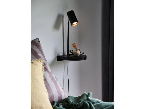 Nordlux Wandlamp CODY - Zwart Metaal Zwart 1 Nordlux Wandlamp CODY - Zwart Metaal Zwart