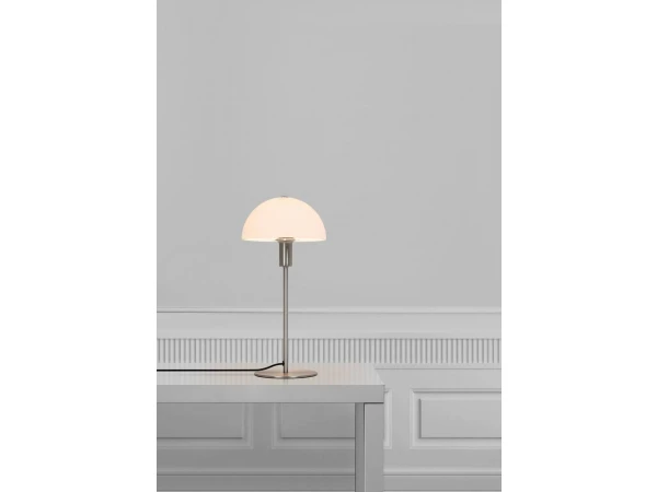 Nordlux Tafellamp ELLEN 20 - Geborsteld Staal/opaal Rvs 2 Nordlux Tafellamp ELLEN 20 - Geborsteld Staal/opaal Rvs - Afbeelding 2