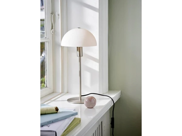 Nordlux Tafellamp ELLEN 20 - Geborsteld Staal/opaal Rvs 4 Nordlux Tafellamp ELLEN 20 - Geborsteld Staal/opaal Rvs - Afbeelding 4