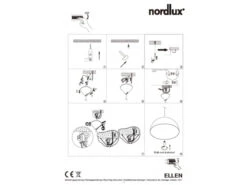 Nordlux Hanglamp ELLEN Groot - Wit Wit -Verlichtingswinkel Van Hoge Kwaliteit nordlux ellen 40 32519